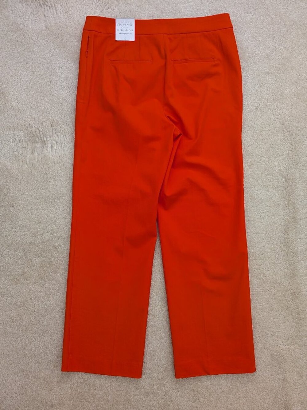 NWT Talbots straight orange pants 4 - Picture 2 of 12